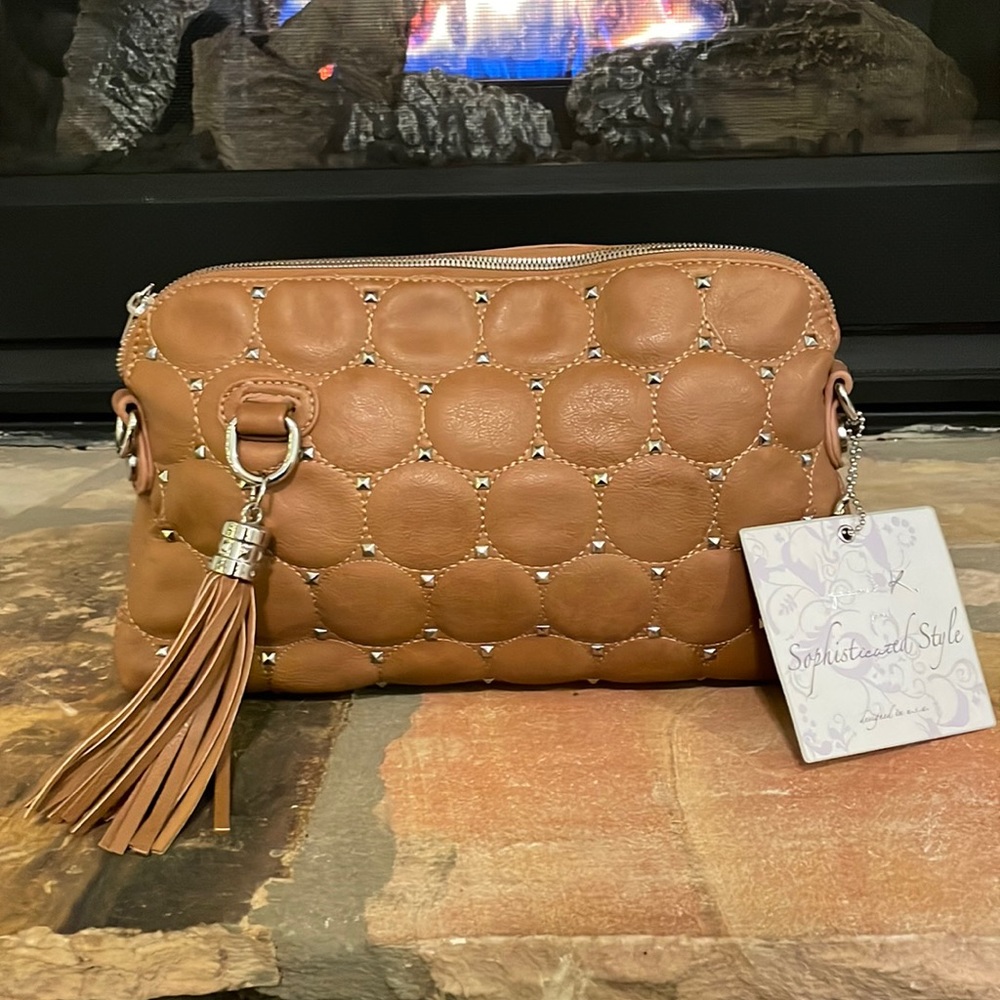 BRAND NEW WITH TAGS Brown Clutch from Sophisticated Style